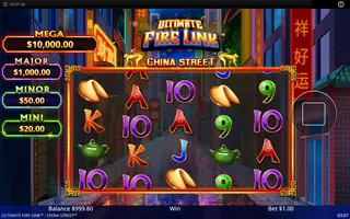 Ultimate Fire Link China Street – Feature in play