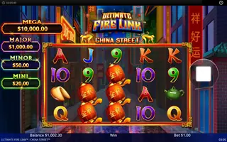 Ultimate Fire Link China Street – Feature in play
