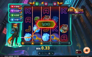 Redtail Robber Cash Vault Heist – Winning spin