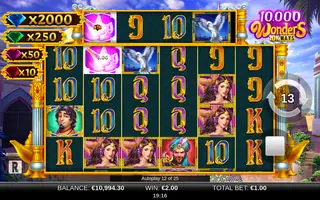 10000 Wonders 10K Ways – Feature in play