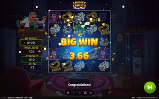 Chunky Carlo’s Money Mania – Winning spin