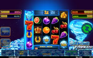 Diamond Tornado – Feature in play