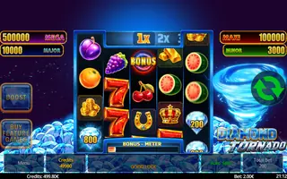 Diamond Tornado – Feature in play