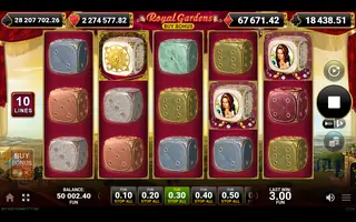 Royal Gardens Buy Bonus – Winning spin