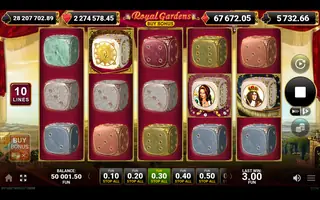 Royal Gardens Buy Bonus – Winning spin