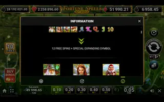 Fortune Spells Buy Bonus – Game rules