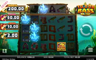 10 000 Big Bass 10k Ways – Feature in play