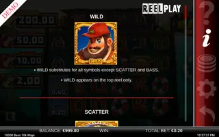 10 000 Big Bass 10k Ways – Game rules