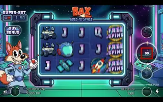 Bax Goes To Space – Feature in play