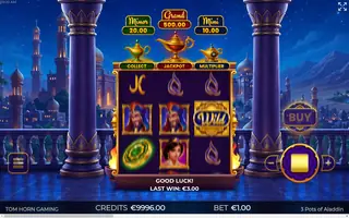 3 Pots of Aladdin – Winning spin