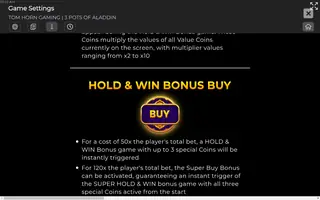 3 Pots of Aladdin – Bonus buy