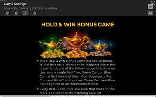 3 Pots of Aladdin – Game rules