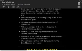 3 Pots of Aladdin – Game rules