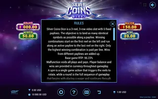 Silver Coins Dice – Game rules