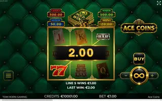 Ace Coins – Winning spin