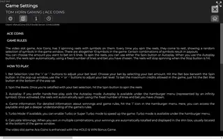 Ace Coins – Game rules