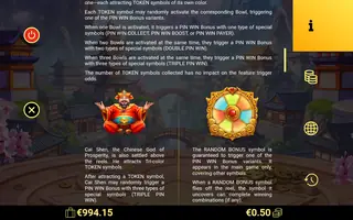 Cai Shen Prosperity – Game rules