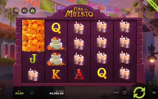 Flor de Muerto – Feature in play