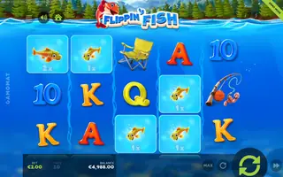 Flippin’ Fish – Feature in play