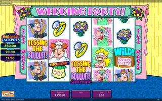 Wedding Party Big Action Jackpots – Feature in play