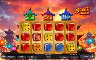3 Coin Towers Dice – Winning spin