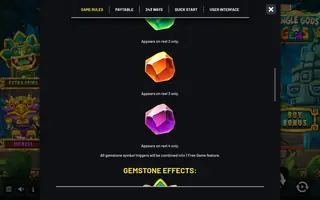 Jungle Gods & Gems – Game rules