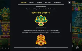 Jungle Gods & Gems – Game rules
