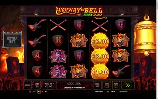 Highway to Bell Stack & Collect – Feature in play