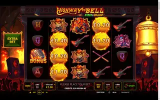 Highway to Bell Stack & Collect – Feature in play