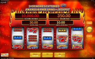 Double Mega Hot 7s – Feature in play