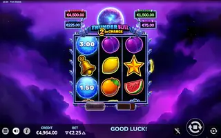 Thunder Blitz 2nd Chance – Feature in play