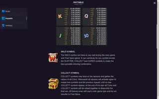 Pirate Loot – Paytable