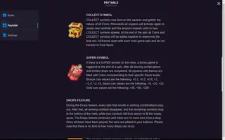 Pirate Loot – Paytable