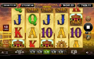 Versailles Gold Buy Bonus – Winning spin