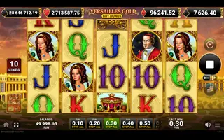 Versailles Gold Buy Bonus – Winning spin