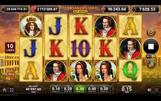 Versailles Gold Buy Bonus – Winning spin