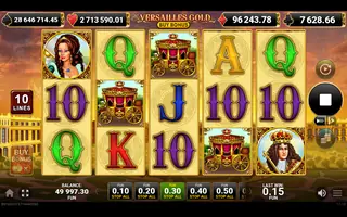 Versailles Gold Buy Bonus – Winning spin