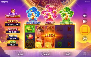 3 Super Fortune Trees – Winning spin