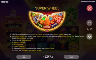 3 Super Fortune Trees – Game rules