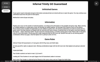 Infernal Trinity GO Guaranteed – Game rules