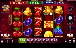 Crown King Hot Gods & King Link – Winning spin