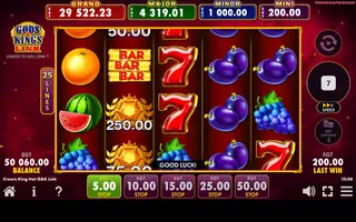 Crown King Hot Gods & King Link – Winning spin