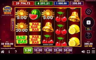 Crown King Hot Gods & King Link – Winning spin
