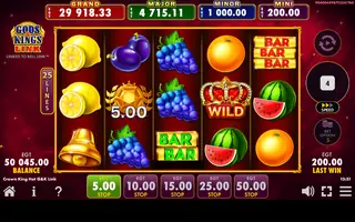 Crown King Hot Gods & King Link – Winning spin