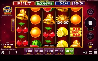 Crown King Hot Gods & King Link – Winning spin