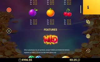 Fortune Balloons – Paytable