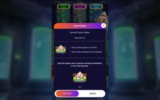 Aries Reactor Of Fortune – Paytable