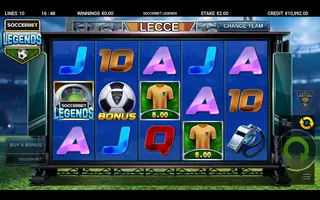 Soccerbet Legends – Winning spin