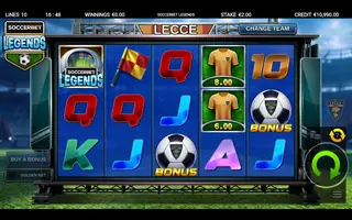 Soccerbet Legends – Winning spin