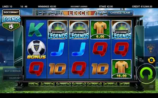 Soccerbet Legends – Winning spin
